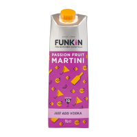 Passion Fruit Martini Mixer | Cocktail Mixer | 1 Litre Bottle | Funkin KA260