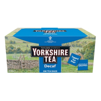 Commercial Decaf Tea Bags | Enveloped Yorkshire Tea | 200 Pack | Yorkshire KA414