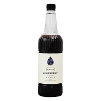 Blueberry Syrup | Fruit Flavoured Beverage Syrup | 1 Litre Bottle | Simply KA542