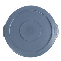 Commercial Waste Bin Lid | Snap On Container Cover | Grey 37.9 Litre | Rubbermaid Brute L641