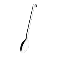 Long Perforated Spoon | Professional Kitchen Utensil | 16in with Hook | Vogue L672