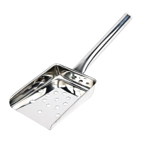Commercial Chip Scoop | Tubular Handled Chip Server | Stainless Steel | Vogue L674