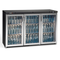 Commercial Bottle Cooler | Triple Door Fridge | 335L Capacity | Gamko LG3/315GCS