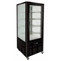 Patisserie Cake Display Fridge | Commercial Dessert Cabinet | 400 Litre | Black | King SC408