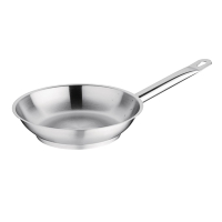 Stainless Steel Frying Pan | 200mm Professional Skillet | Induction Compatible | Vogue M924