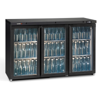 Commercial Bottle Cooler | Triple Door Undercounter Fridge | 315L Capacity | Gamko LG3/315G