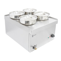 Commercial Bain Marie | Hot Food Warmer | 600 Series | Parry NPWB4