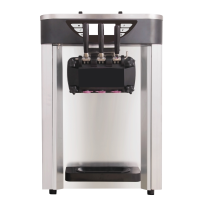 Commercial Ice Cream Machine | Table Top Soft Serve Machine | Twin Twist Flavour with Air Pump | Nice Ice NT15