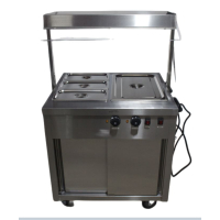 Commercial Hot Cupboard | Bain Marie Gantry | Temperature Control | Modena MHCG4