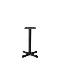 Cruciform Cast Iron Table Base | Restaurant Table Stand | 755mm Dining Height | Orlando Black Small