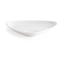 Snack Attack White Plates | 244mm Catering Plates | Durable Porcelain Tableware | Churchill P347