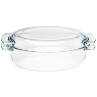 Oval Glass Casserole Dish | Pyrex Baking Dish | 4.5 Litre Capacity | Pyrex P591
