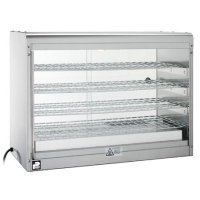 Commercial Pie Warmer | Hot Food Display | Curved Glass Design | Parry CPC1