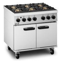 Commercial Gas Range Cooker | 6 Burner Gas Oven | Phoenix Professional | Lincat PHGR01