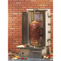 Commercial Gas Kebab Grill | Gyros Grill | LPG Vertical Rotisserie | Roller Grill GR 80G