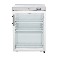 Commercial Glass Door Fridge | Undercounter Refrigerator | 127 Litre Capacity | White | Best Frost BR200G