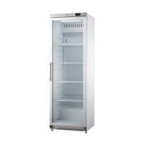 Commercial Upright Fridge | Single Glass Door Refrigerator | 336 Litre Capacity | Best Frost BR400G