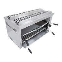 Wall Mounted LPG Salamander Grill | Commercial Gas Grill | Overhead Grilling | Parry 7073P