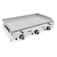 Wide LPG Gas Griddle | Commercial Flat Top Grill | 800mm Width | Parry PGF800G
