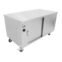 Commercial Parry Roll Under Hot Cupboard | Heated Holding Cabinet | Banqueting Trolley | Parry RUHC15