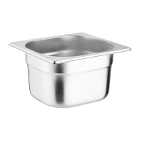 Gastronorm Pans Set | 1/6 GN Containers with Lids | Set of 4 | Vogue S431