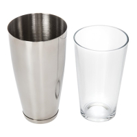 Boston Cocktail Shaker | Professional Bartending Set | Stainless Steel & Glass | APS S766