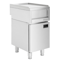 Buffalo 600 Series Neutral Prep Counter with Cupboard 400mm