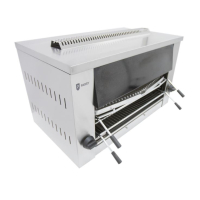 Commercial Gas Salamander Grill | Wall Mounted Grill | Restaurant Finisher | Parry US9