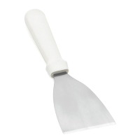 Scraper Griddle 3 slant edged blade s/s SCRAPER.03.P