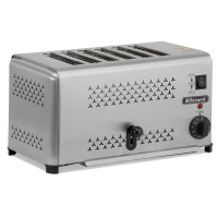 Commercial 6 Slot Toaster | Stainless Steel Toaster | 2500W | Blizzard B6ST