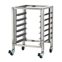 Commercial Stainless Steel Stand | TurboFan Accessory | With Castors | Turbofan SK2731N