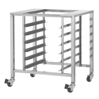 Commercial TurboFan Stand | Stainless Steel Stand with Castors | Swivel Lock Wheels | Turbofan SK2731U