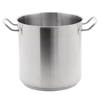 Commercial Deep Stockpot | Large Cooking Pot | 20.5 Litre Capacity | Vogue T193