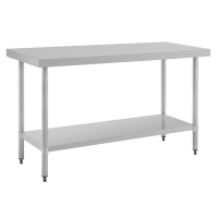 Commercial Stainless Steel Prep Table | Work Bench | 900x1500x600mm | Vogue T377