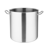 Commercial Deep Stockpot | Large Cooking Pot | 35.5 Litre Capacity | Vogue T555