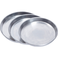 Tapered Pizza Pan w/rim 12 x 1.5 anodised TPPR.12.15.HA.AN