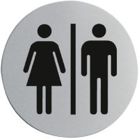 Stainless Steel Door Sign | Ladies Gentlemen Sign | Restroom Toilet Signage | U058