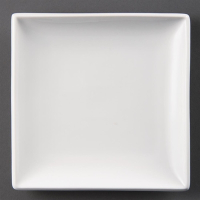 Square Plates | Whiteware Porcelain Dinnerware | 240mm | Olympia U155