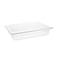 Polycarbonate Gastronorm Container | 1/2 GN Food Container | 65mm Deep Clear | Vogue U228