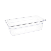 Polycarbonate Gastronorm Container | 1/3 GN Container | 100mm Deep Clear | Vogue U233