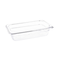 Polycarbonate Gastronorm Container | 1/4 GN Container | 65mm Deep Clear | Vogue U236