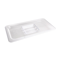 Polycarbonate 1/3 Gastronorm Lid | GN Pan Cover | Clear Food Storage Lid | Vogue U246