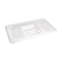 Polycarbonate Gastronorm Lid | 1/4 GN Container Cover | Clear Kitchen Storage | Vogue U247