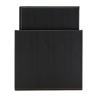 Menu Covers | A4 Restaurant Menu Holder | Contemporary Black Design with Storage Box | Securit U266