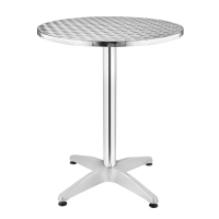 Round Bistro Table | Outdoor Cafe Table | Weather Resistant Grey | Bolero U426