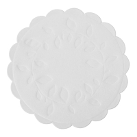 Disposable Coasters | Paper Drinks Mats | 100mm Diameter | Pack of 1000 | Utopia U639