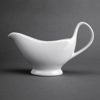 Gravy Boat | Whiteware Sauce Server | 340ml Capacity | Olympia U831