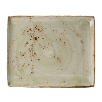 Rectangular Platters | Craft Green Ceramic Platters | 330 x 270mm | Steelite V054