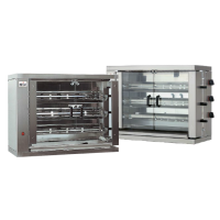 Commercial Chicken Rotisserie Machine | 3 Spit Electric Rotisserie | 18 Chicken Capacity | CuisinePro RT318