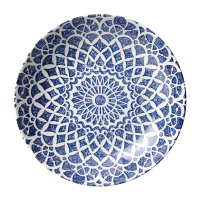 Coupe Bowls | Blue Ceramic Bowls | 215mm 340ml 12 Pack | Steelite Ink Nomad VV1887